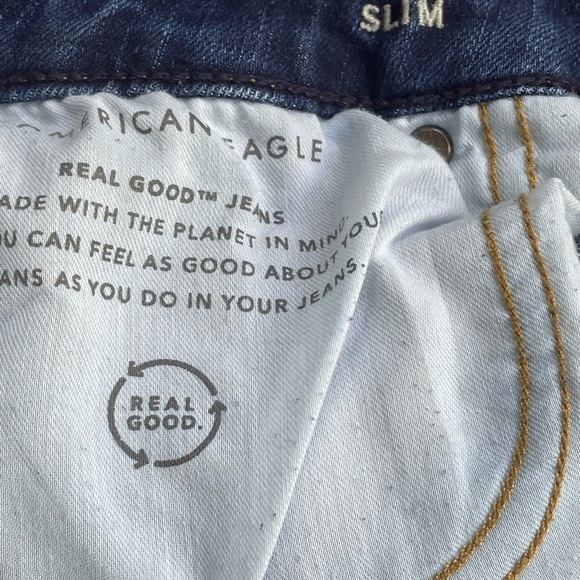 American Eagle Next Level Slim Straight Leg Jeans. 30x36 - Picture 5 of 5